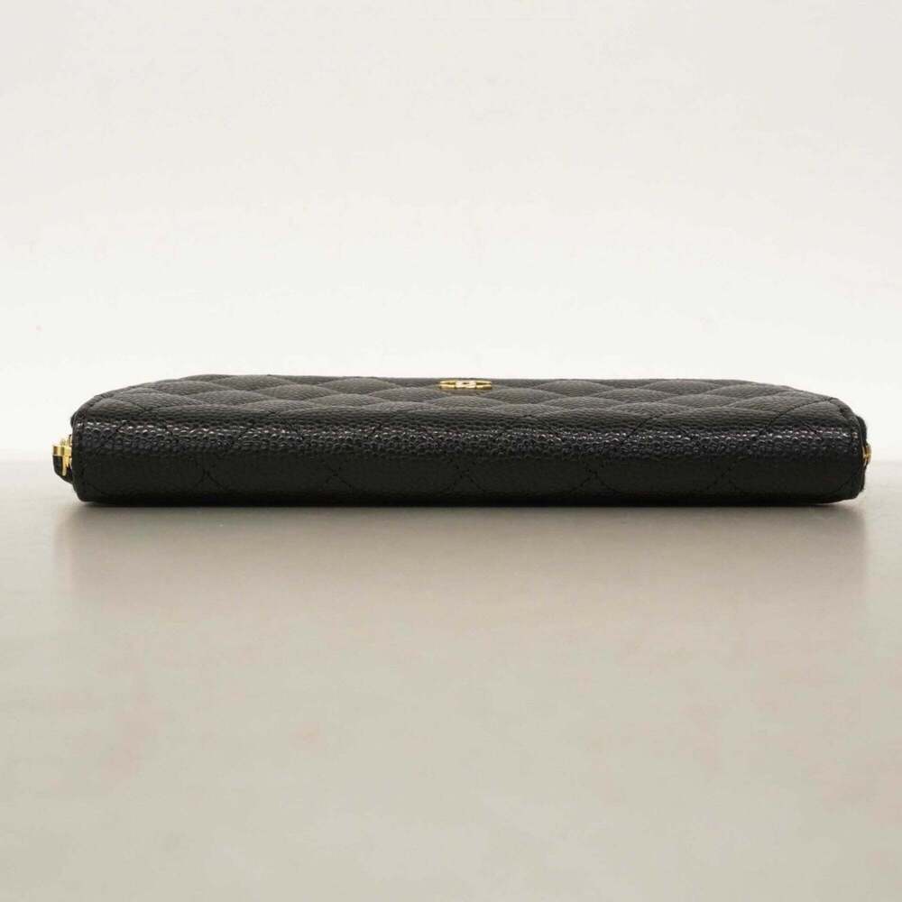 CHANEL Black Caviar Leather Wallet - Picture 3 of 6